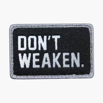 Don't Weaken Reflective Patch
